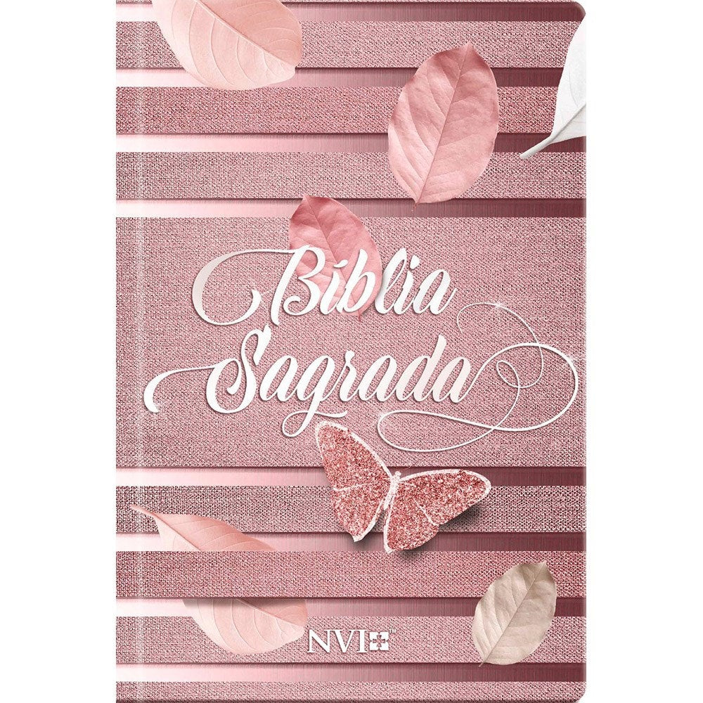 Bíblia Sagrada Feminina Borboleta | NVI | Letra Normal | Capa Dura