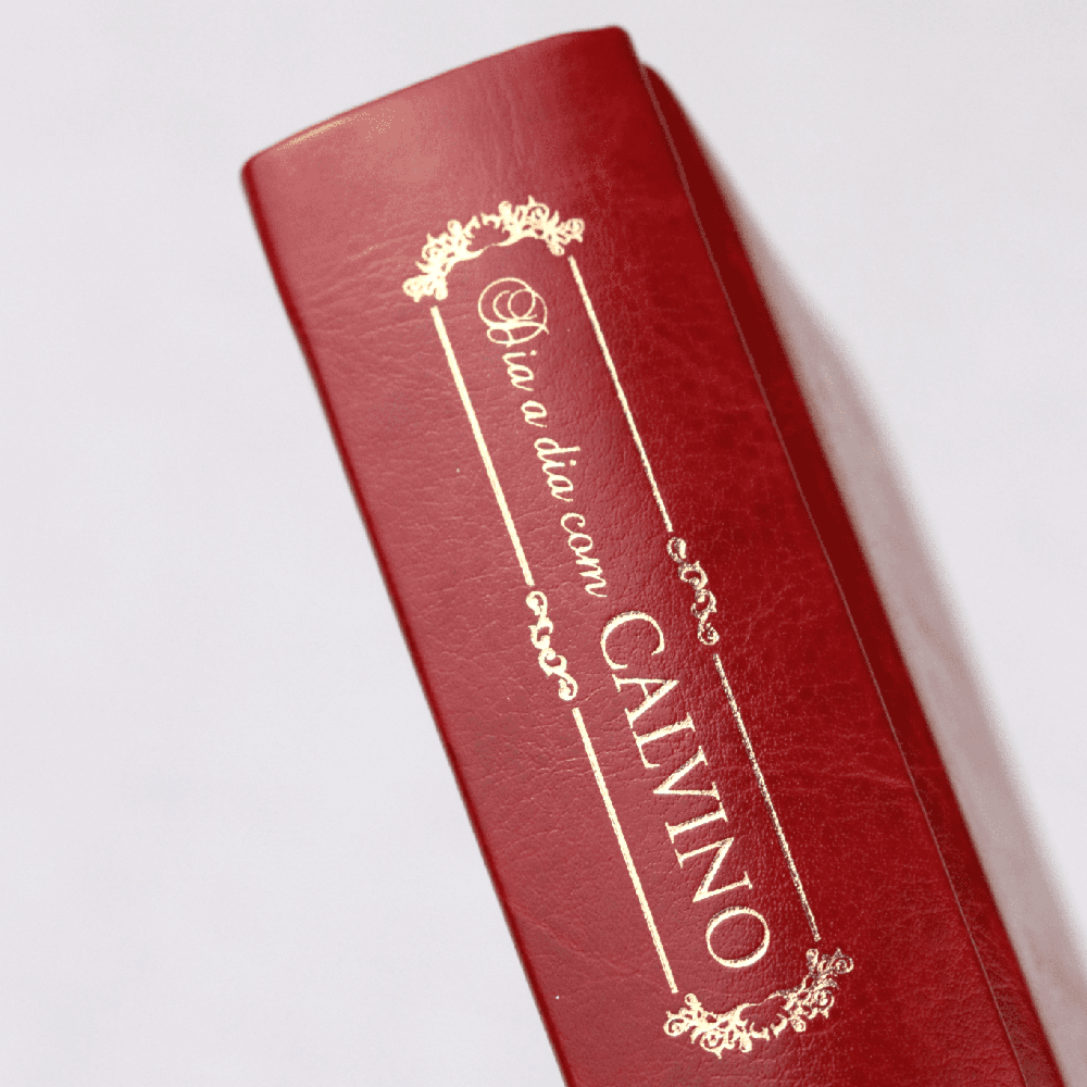 Dia a Dia com Calvino | Devocional | Capa Couro