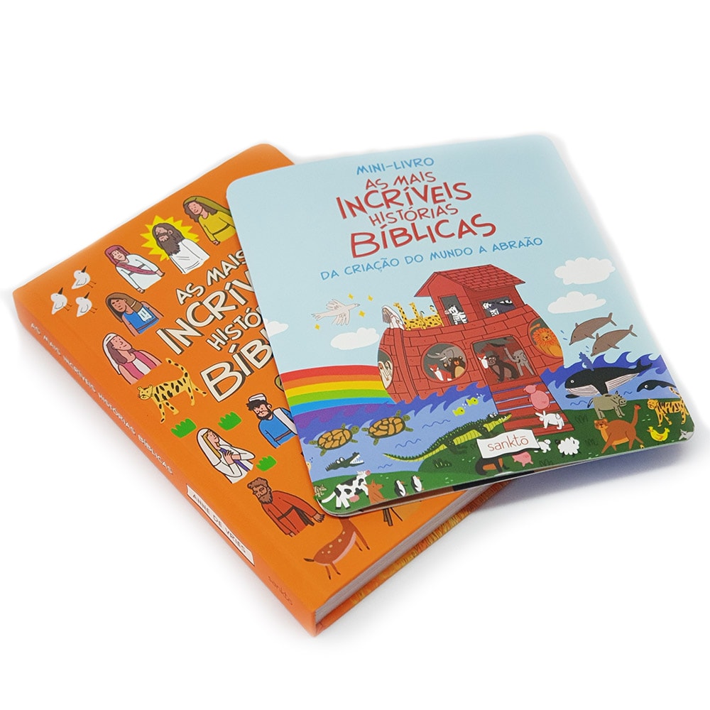 Kit As mais incríveis Histórias Bíblicas | Bíblia e o Mini-livro