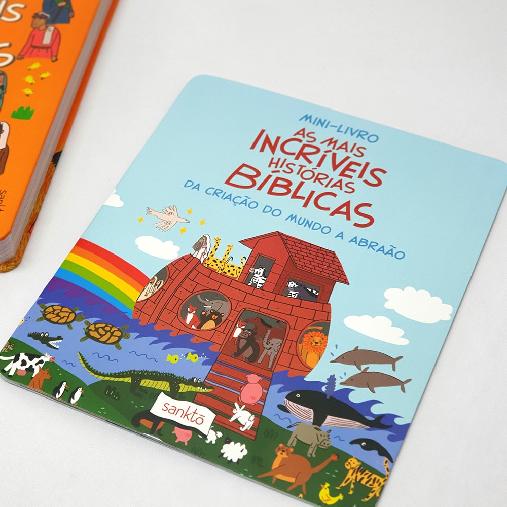 Kit As mais incríveis Histórias Bíblicas | Bíblia e o Mini-livro