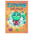 Livro Elemento Incomum, por Richarde Guerra, capa colorida com personagem de cabelo verde e elementos químicos. — Plenitude