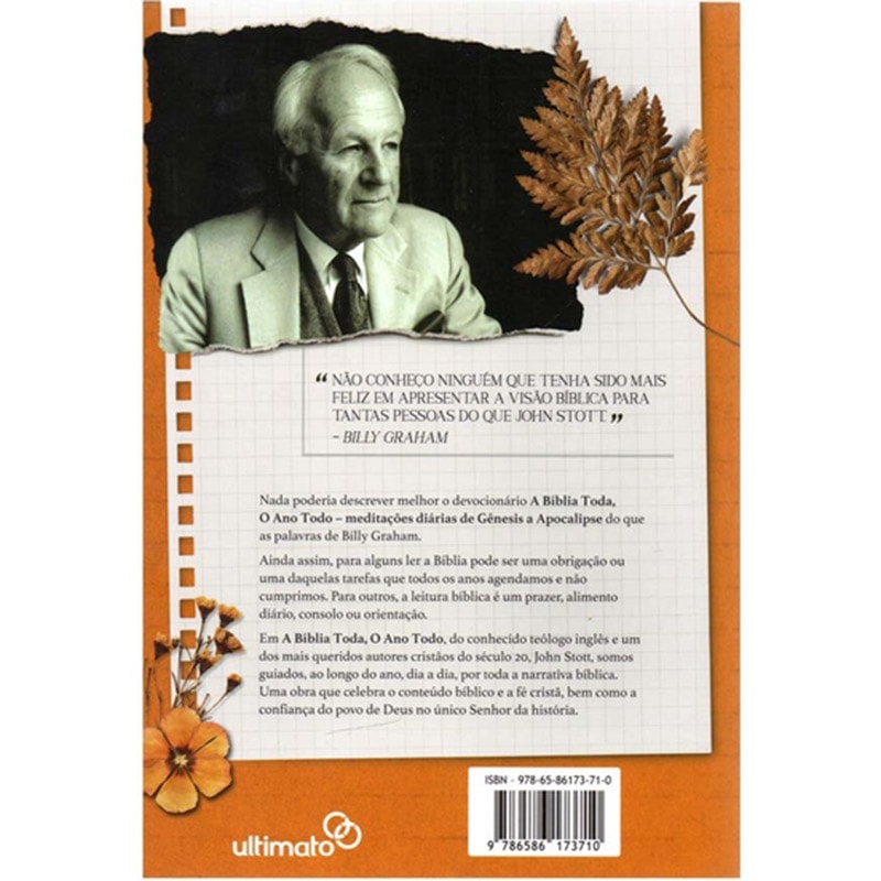 A Bíblia toda, o Ano todo | John Stott | 2ª Edição