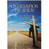 Livro "Os Desafios de Jesus" de N. T. Wright, capa com imagem de homem carregando cruz em estrada. — Plenitude