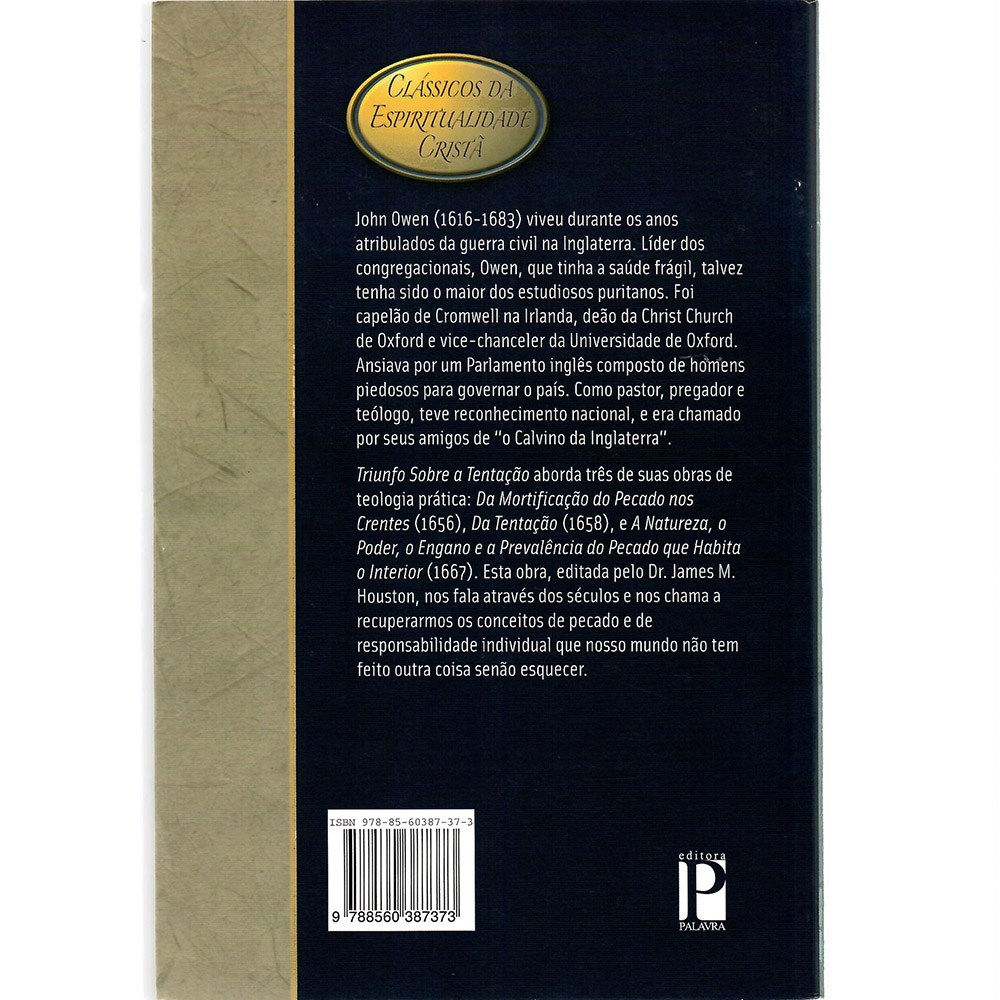 Triunfo Sobre a Tentação | John Owen
