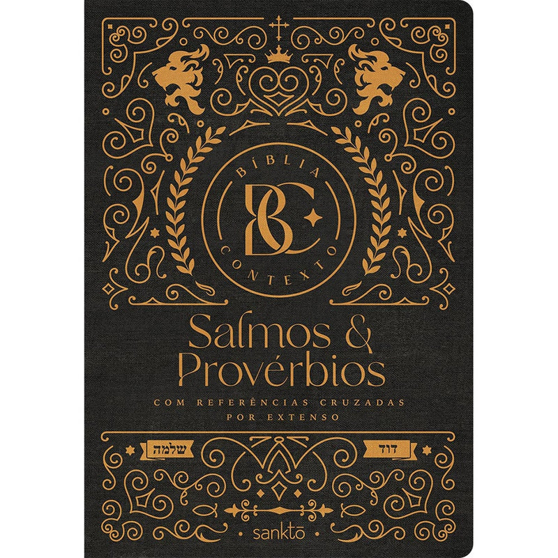 Bíblia Contexto | Salmos e Provérbios | NVT | Capa Dura | Ornamentos