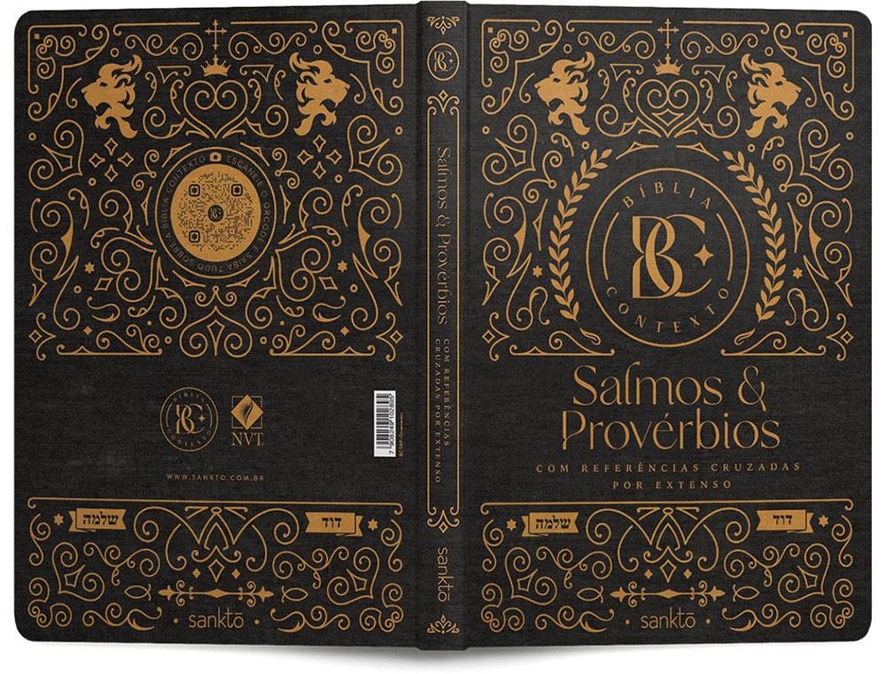 Bíblia Contexto | Salmos e Provérbios | NVT | Capa Dura | Ornamentos