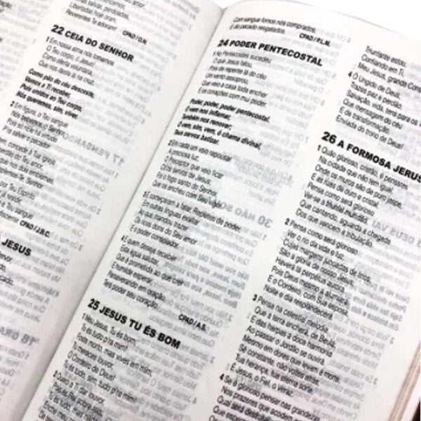 Bíblia de Estudo Pentecostal Média com Harpa Cristã | ARC | Vinho