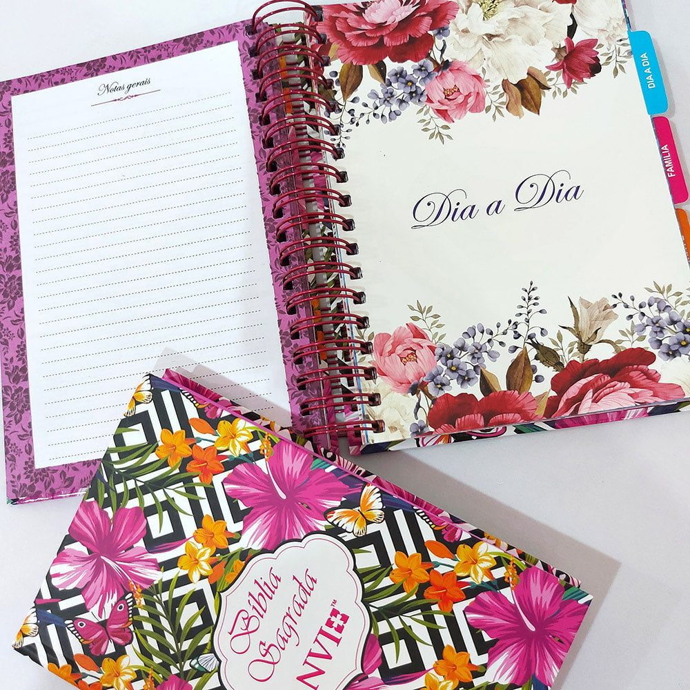 Kit Flores Hibisco | Bíblia Slim e O Plano Perfeito da Mulher Sábia