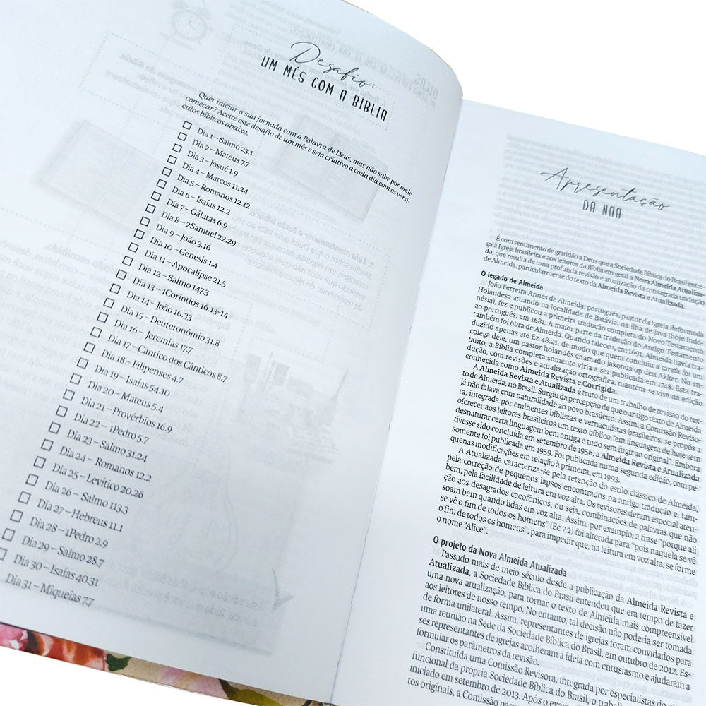 Bíblia Sagrada Jornada Mandamento | NAA | Letra Normal | Com espaços para anotações