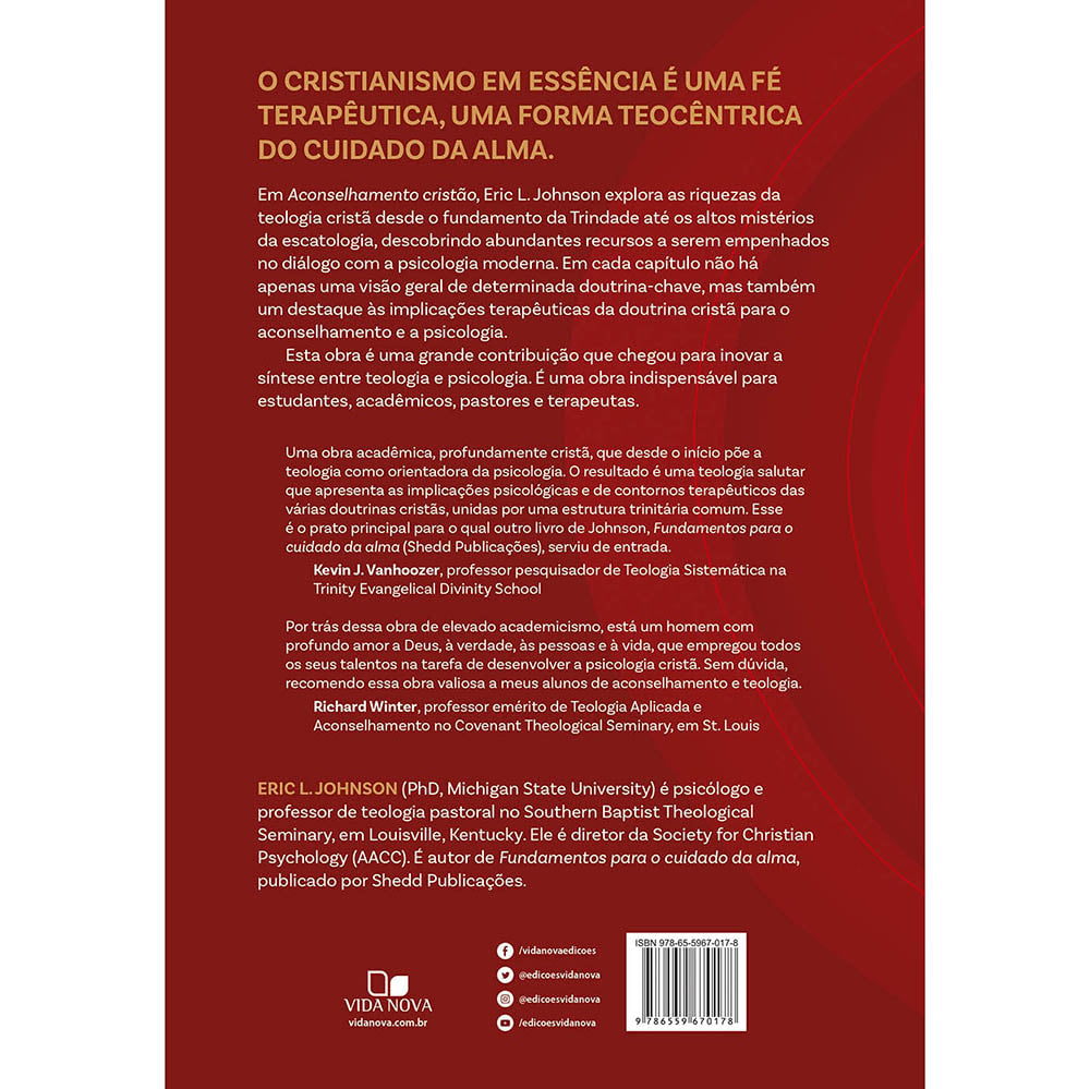 Aconselhamento Cristão | Eric L. Johnson