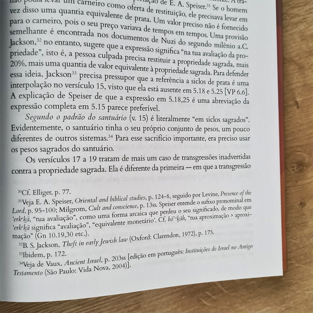 Levítico: Comentário Exegético | Gordon J. Wenham
