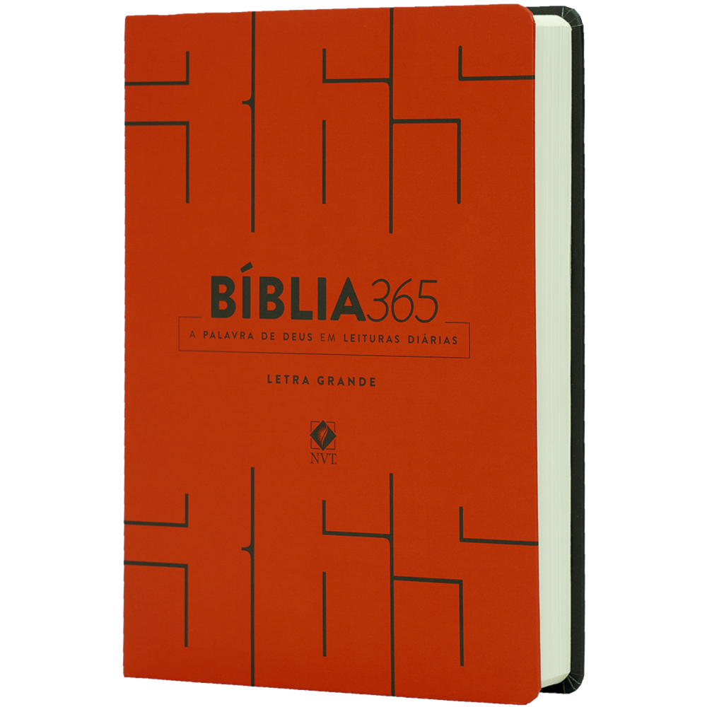 Bíblia 365 Vermelha | NVT | Letra Grande | Capa Dura
