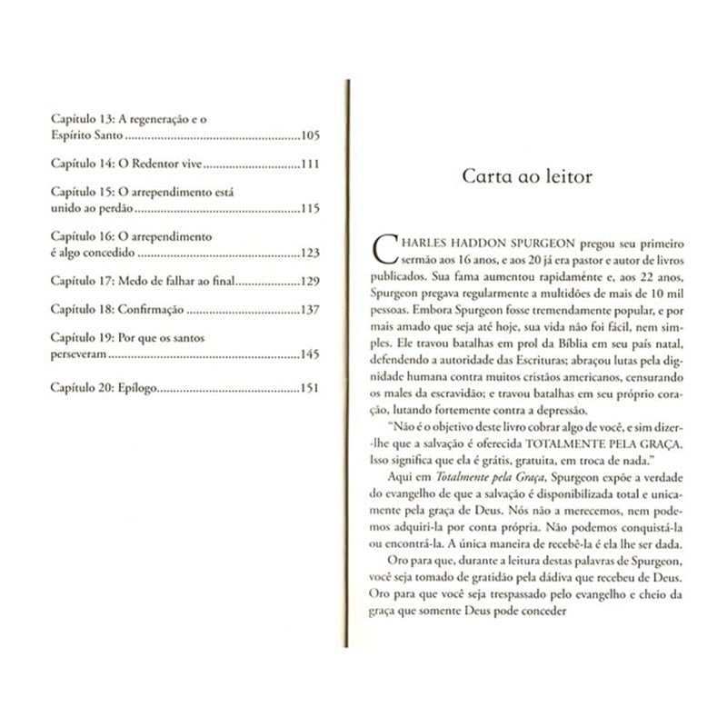 Totalmente pela Graça | Charles H. Spugeon