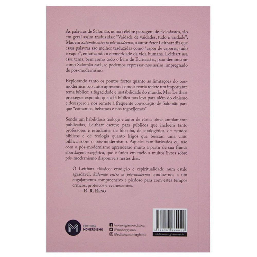 Salomão entre os pós-modernos | Peter J. Leithart