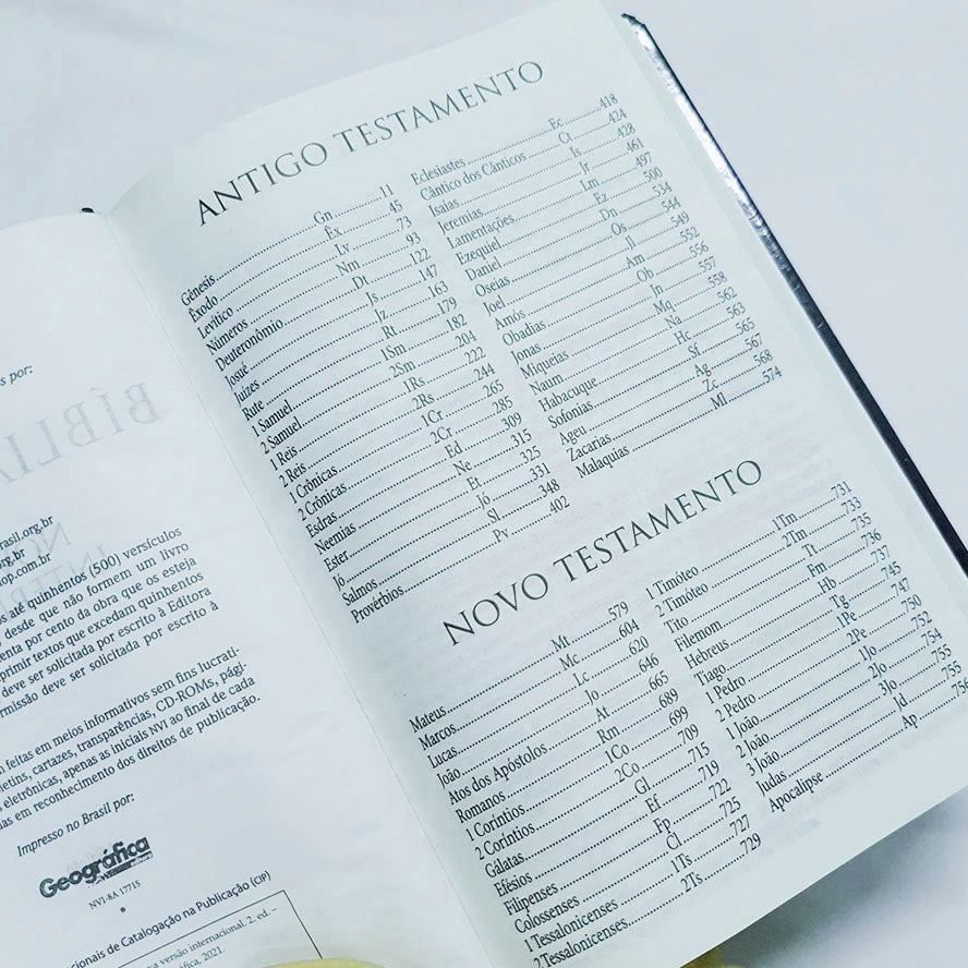 Bíblia Sagrada Salvos pela graça | NVI | Letra Normal | Capa Dura