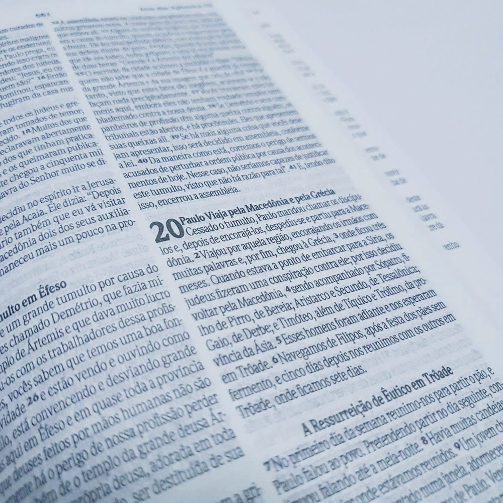 Bíblia Sagrada Salvos pela graça | NVI | Letra Normal | Capa Dura