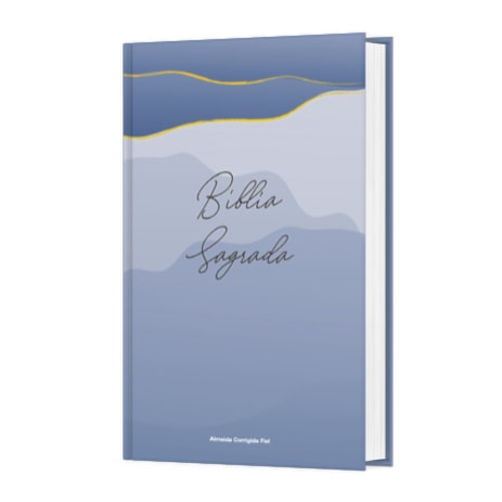 Kit de 10 Bíblias Sagrada Monte Azul | ACF | Letra Maior | Capa Dura