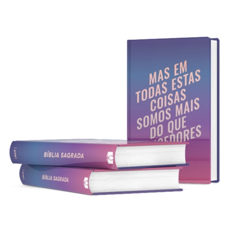 Kit de 10 Bíblias Sagrada Vencedores | ACF | Letra Maior | Capa Dura