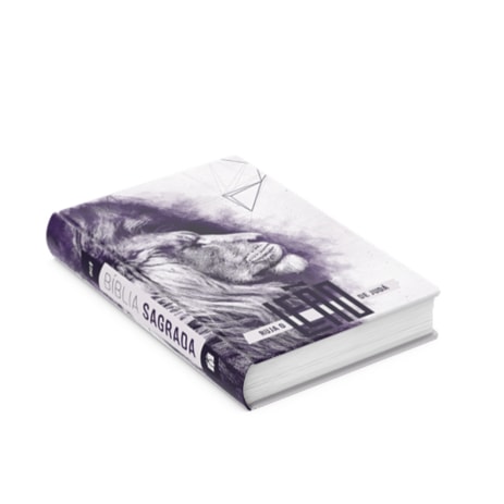 Kit de 10 Bíblias Sagrada Leão Ruja | ACF | Letra Maior | Capa Dura