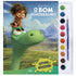 Livro de colorir Disney Aquarela O Bom Dinossauro, capa com personagens Arlo e Spot e conjunto de tintas — Plenitude