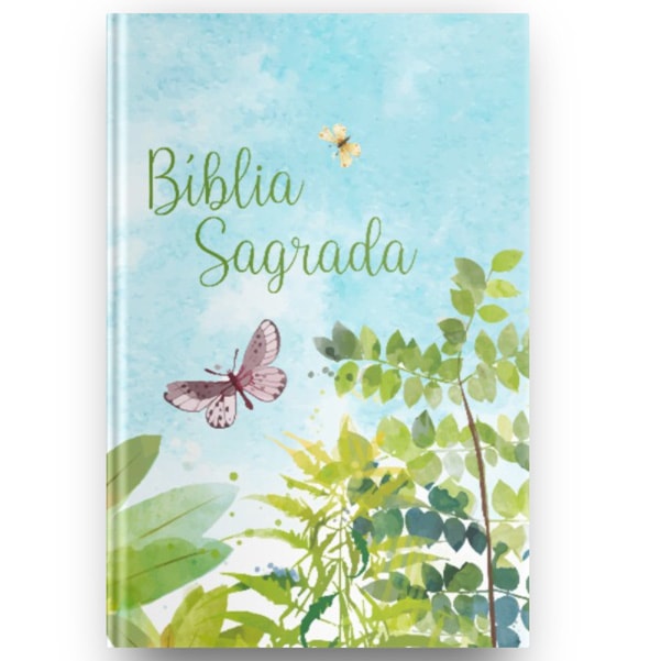 Kit de 10 Bíblia Sagrada Jardim Regado | NVI | Letra Normal | Capa Dura