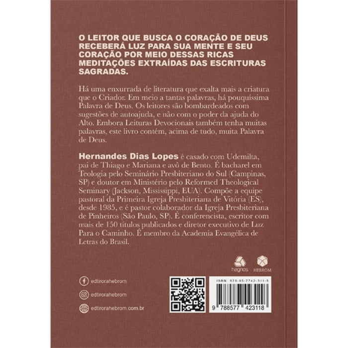 Em busca do Coração de Deus | Leituras Devocionais | Hernandes Dias Lopes