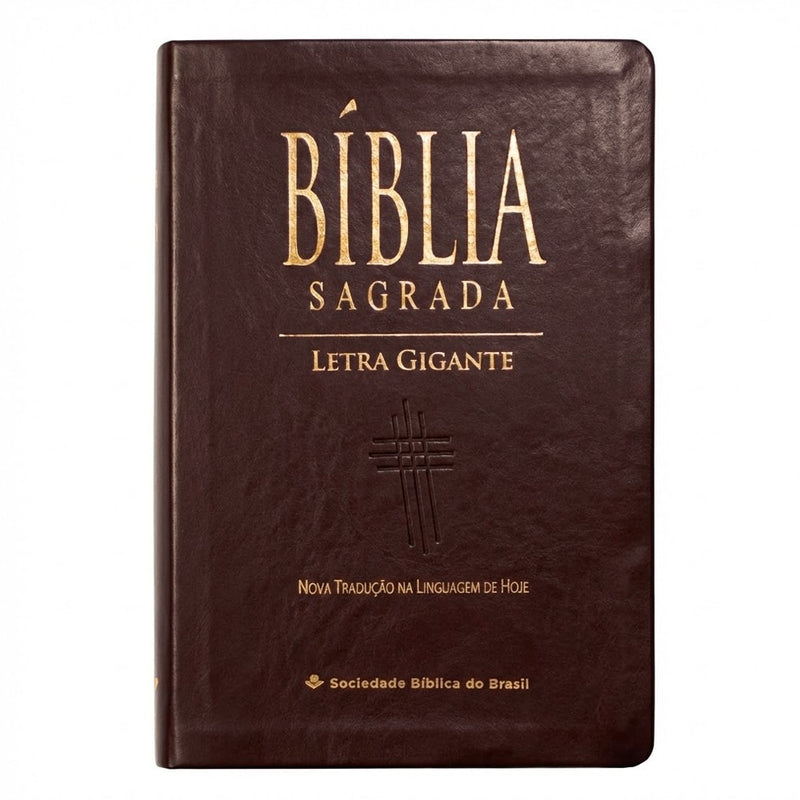 Bíblia Sagrada | Letra Gigante | NTLH | Capa Marrom Nobre