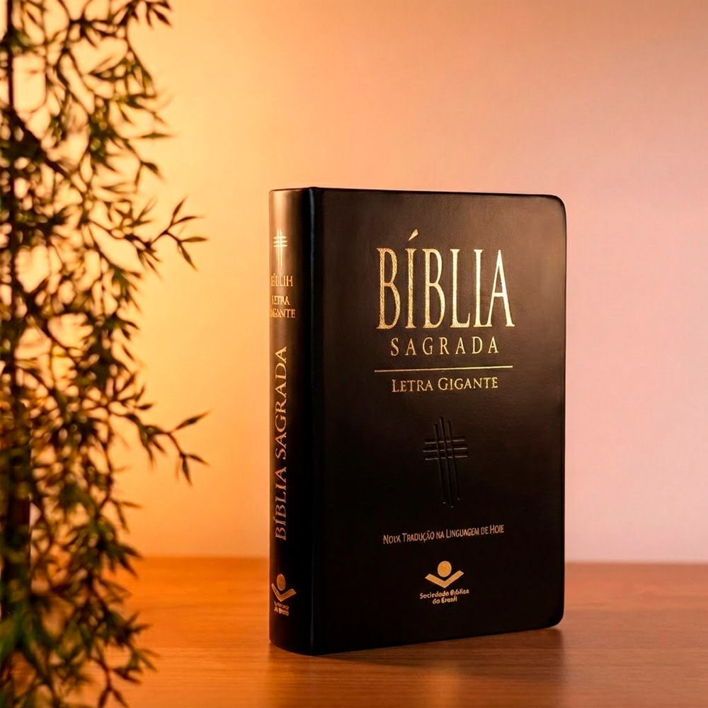 Bíblia Sagrada | Letra Gigante | NTLH | Capa Preta Nobre