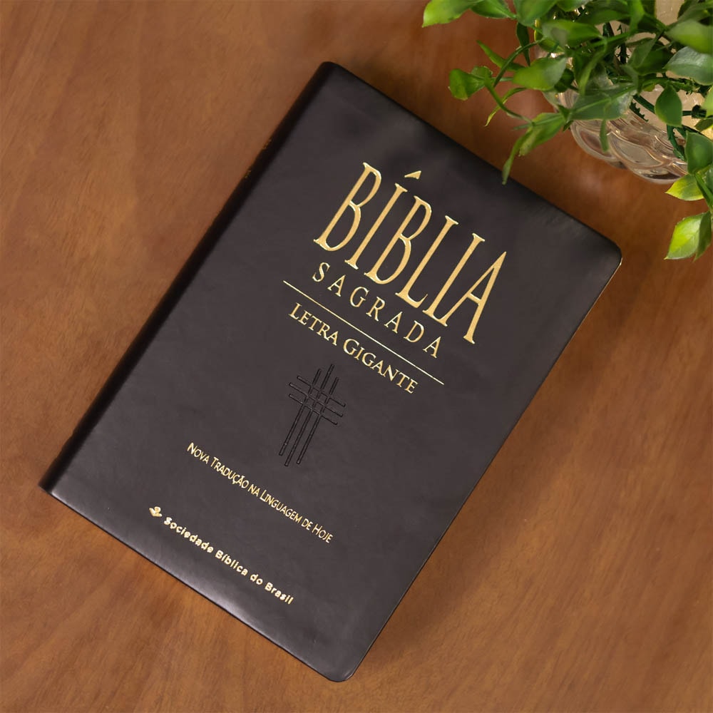 Bíblia Sagrada | Letra Gigante | NTLH | Capa Preta Nobre