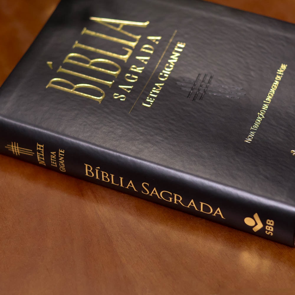 Bíblia Sagrada | Letra Gigante | NTLH | Capa Preta Nobre