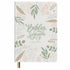 Bíblia Sagrada Anote Ilustrada NVT, capa dura floral em tons pastel com folhas e flores delicadas. — Plenitude