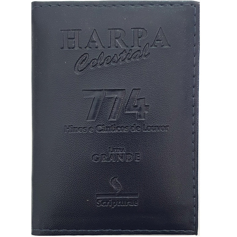 Harpa Celestial 774 | Letra Grande | Capa Luxo Azul