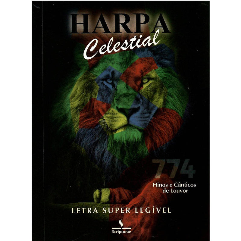 Harpa Celestial 774, Super Legível, Leão Colorido. — Plenitude