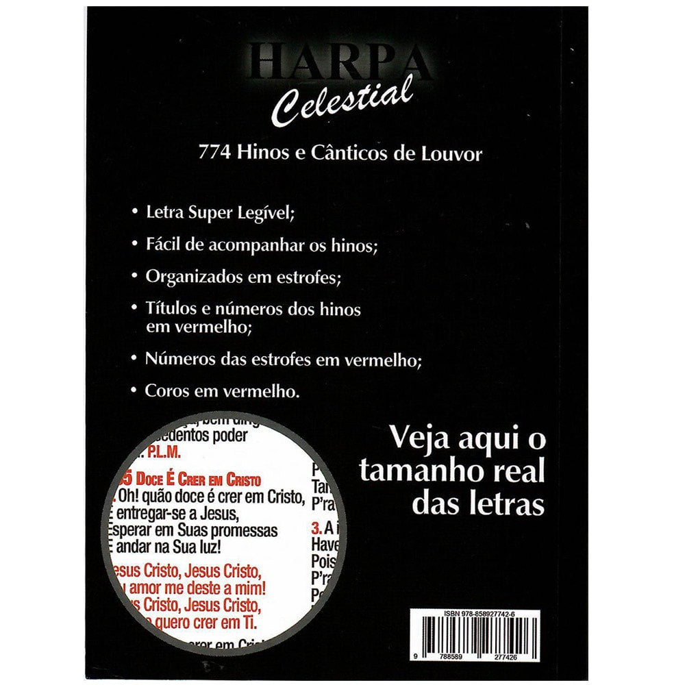 Harpa Celestial 774 |Super Legível | Leão Colorido