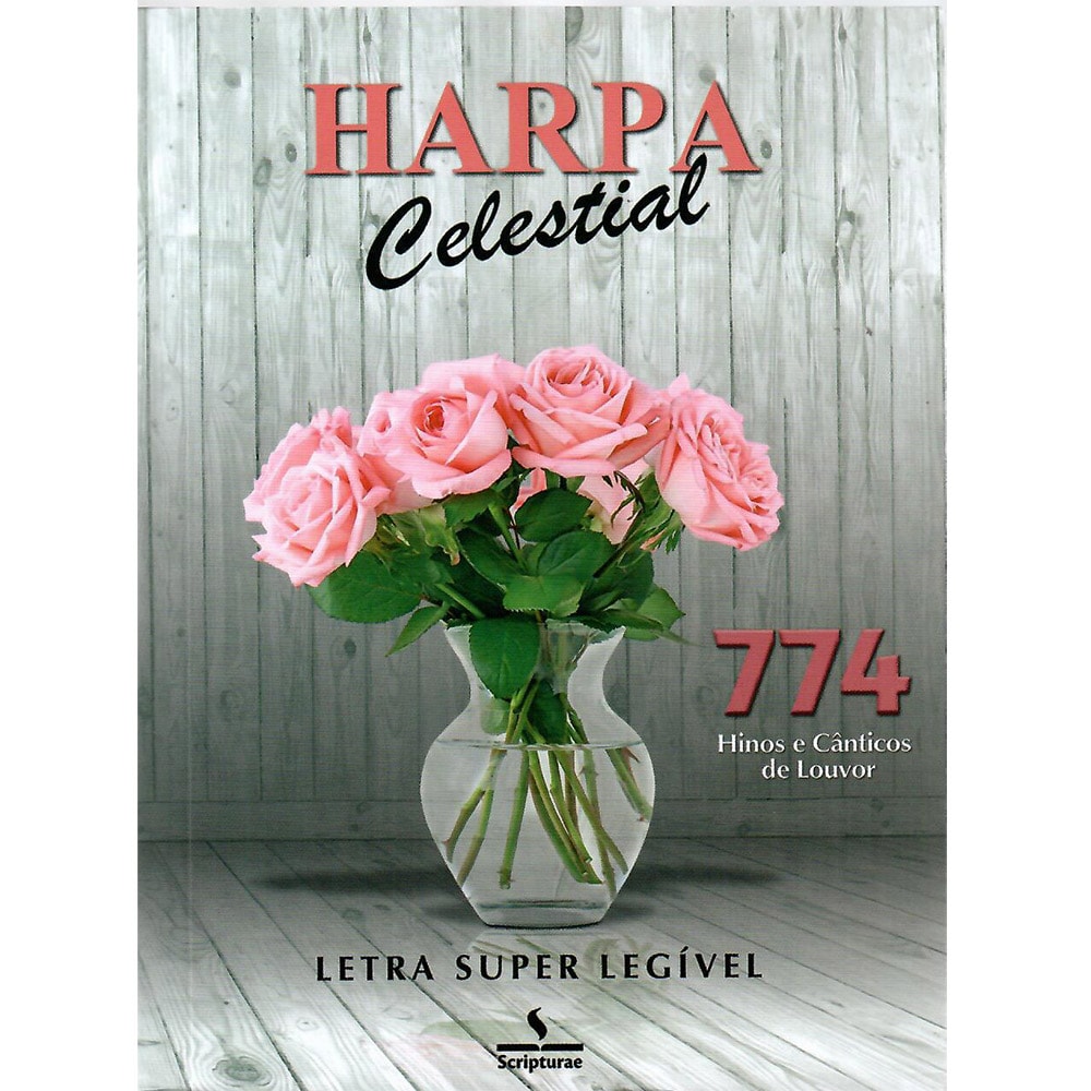Harpa Celestial 774, Super Legível, Vaso Vidro. — Plenitude