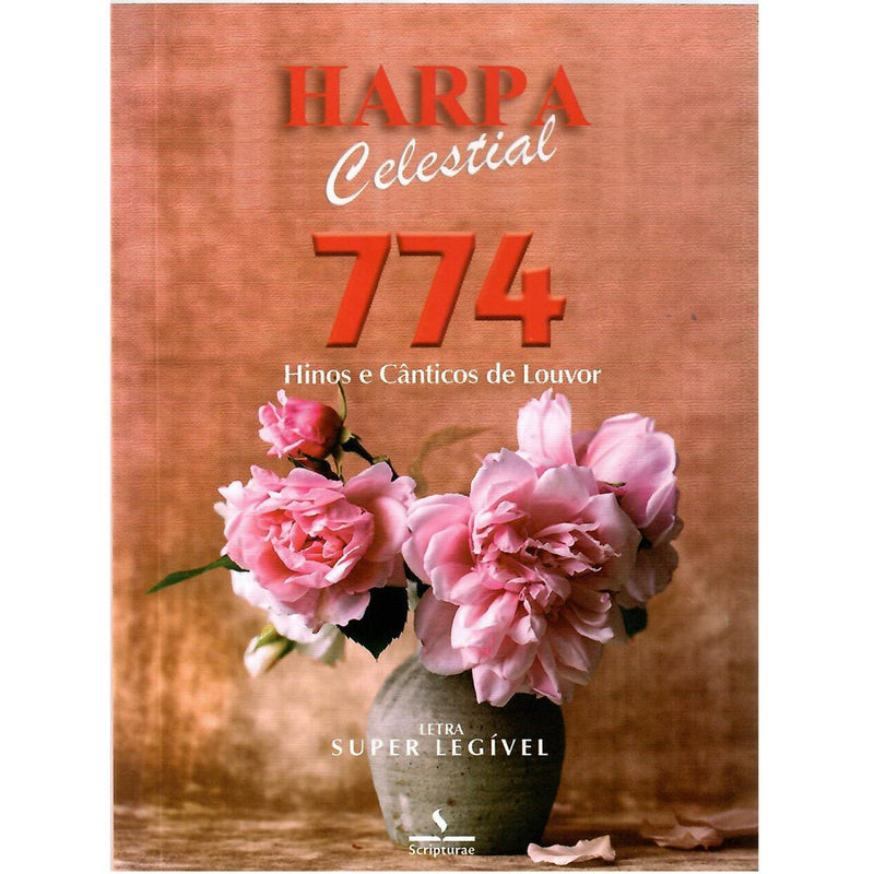 Harpa Celestial 774, Super Legível, Vaso Cerâmica. — Plenitude