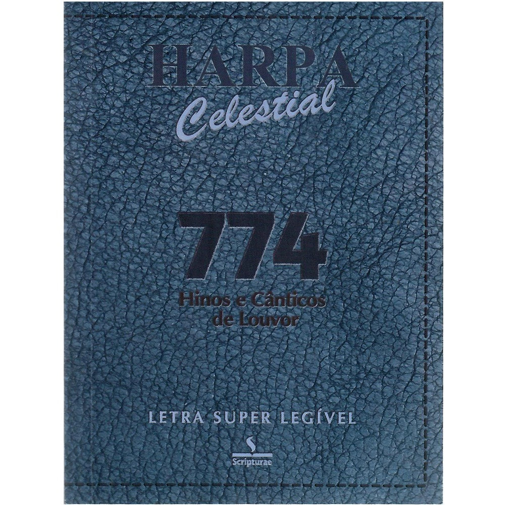 Harpa Celestial 774, Super Legível, Azul. — Plenitude