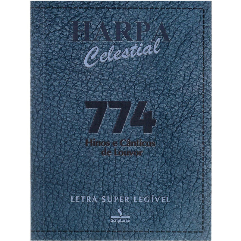 Harpa Celestial 774, Super Legível, Azul. — Plenitude