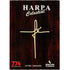 Harpa Celestial 774 Letra Grande, capa com textura de madeira e símbolo da fé. — Plenitude