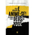 Capa da Bíblia A Mensagem, com frase "Seja corajoso e anime-se! O Eterno, o seu Deus, está com você", em preto e amarelo — Plenitude