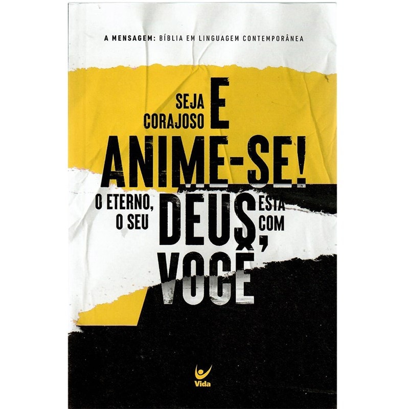 Bíblia A Mensagem | Letra Normal | Capa Josué 1.9 | Brochura