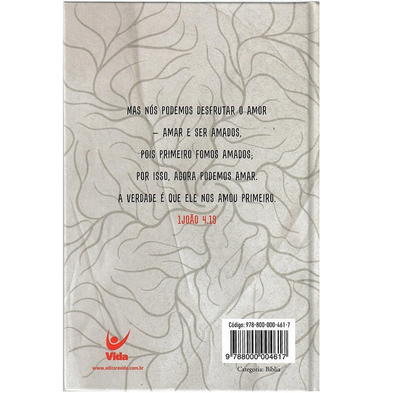 Bíblia A Mensagem | Letra Normal | Capa Dura | 1João 4.19
