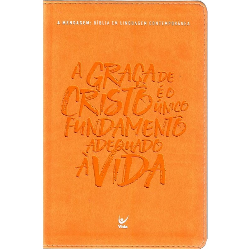 Bíblia A Mensagem | Letra Normal | Capa Luxo Amarelo | Hebreus 13.9