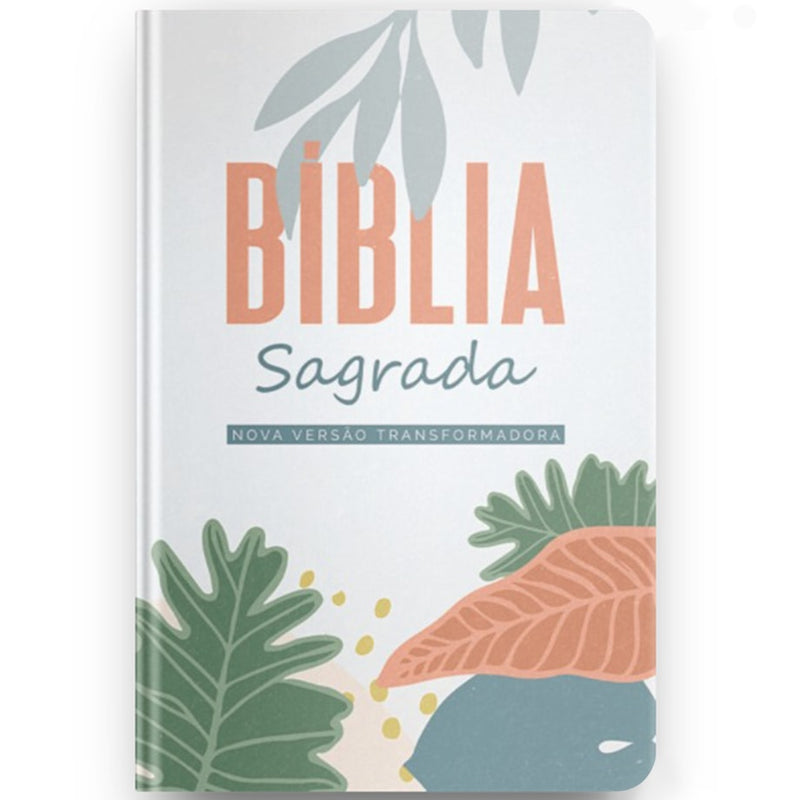 Bíblia Sagrada Feminina Flores | NVT | letra Normal | Capa Dura