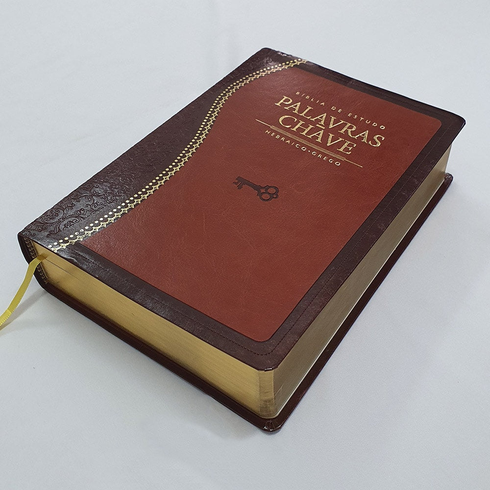 Bíblia de Estudo Palavras Chave | Letra Normal | ARC | Marrom