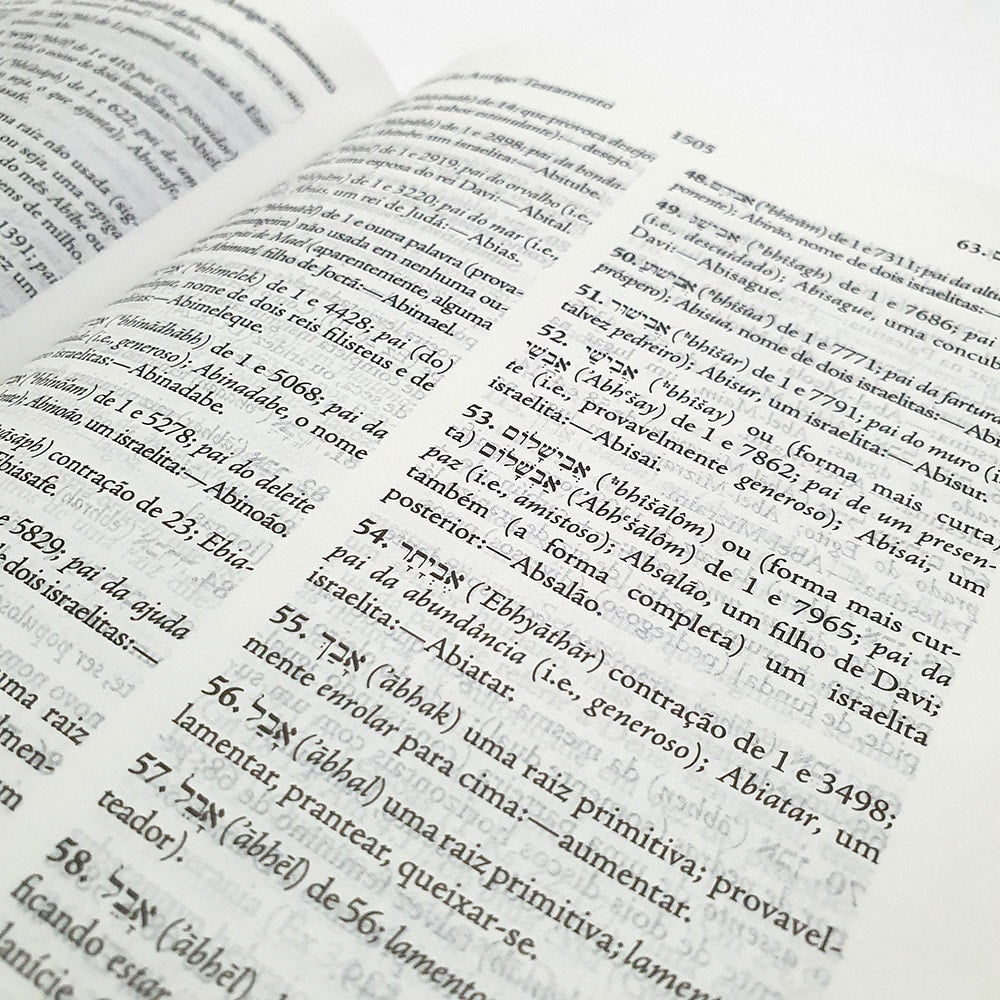 Bíblia de Estudo Palavras Chave | Letra Normal | ARC | Marrom