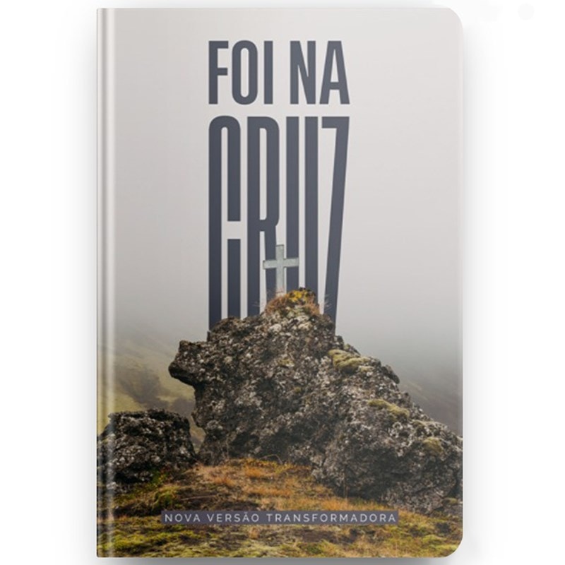 Kit de 10 Bíblia Sagrada Foi na Cruz | NVT | letra Normal | Capa Dura