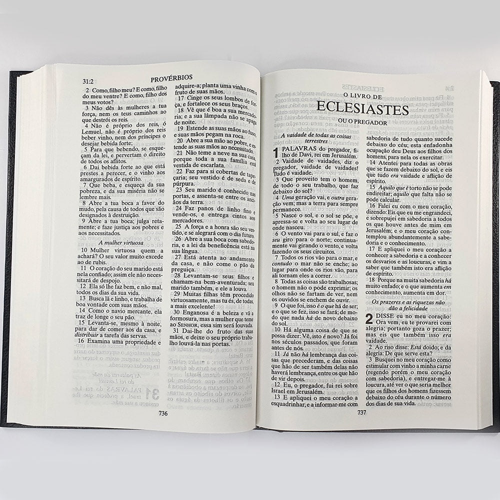 Bíblia Sagrada | ACF | Letra Grande | Capa Dura Preta