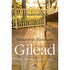 Livro Gilead, com capa colorida e detalhes em branco, exibindo a lateral e a capa frontal. — Plenitude