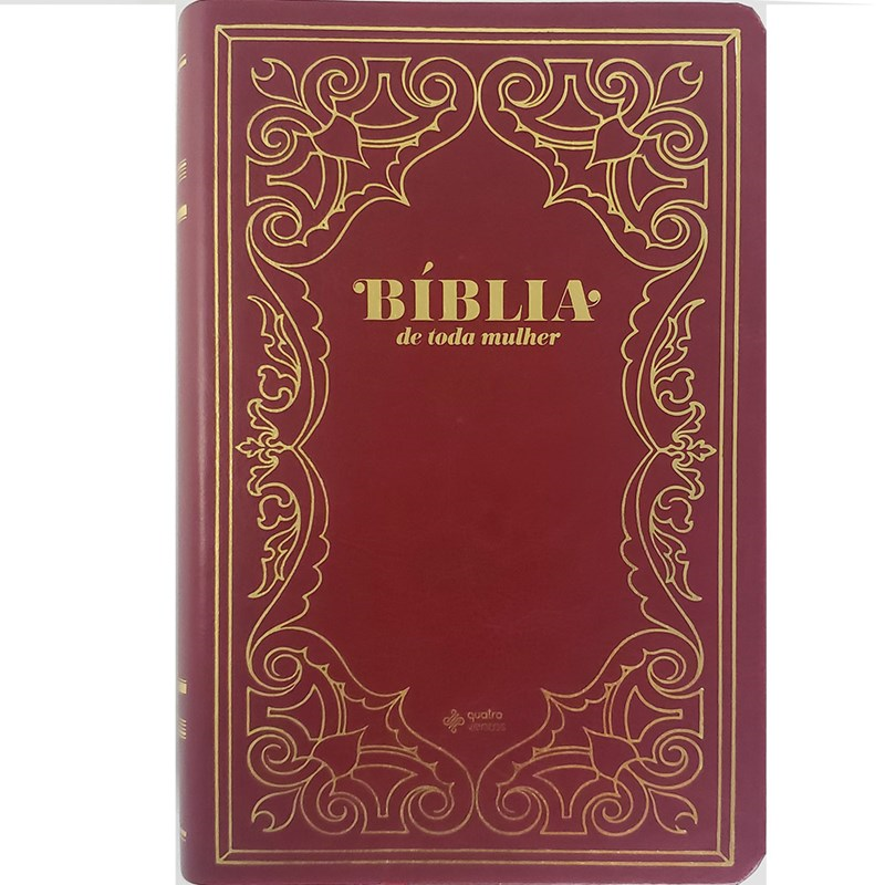 Bíblia de Toda Mulher | NAA | Capa Luxo Vinho